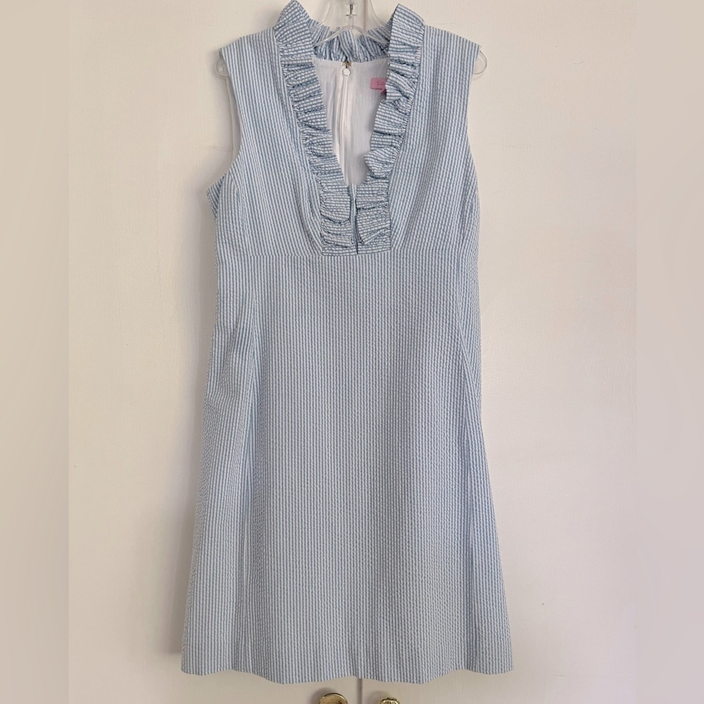 Lily Pulitzer Blue/White Stripe Dress